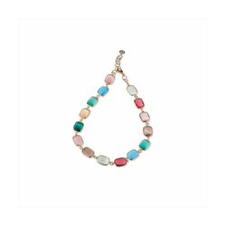 Collar Bronce 40+5cm Sovrani J9080 Dorado Lysandre Piedras Multicolor