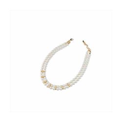 Collar Bronce 45+5cm Sovrani J10680 Perlas Doble Fila Latón