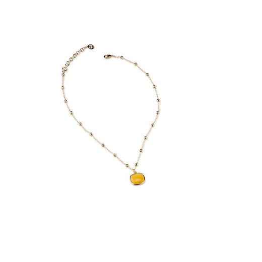 Bronze Necklace 45+5cm Sovrani J7918 Giselle Golden Yellow Cat's Eye