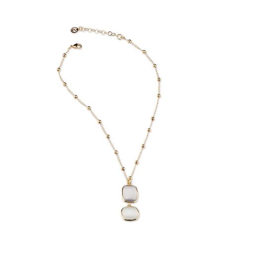 Bronze Necklace 50+5cm Sovrani J7940 Soleil Golden Cat's Eye Gray