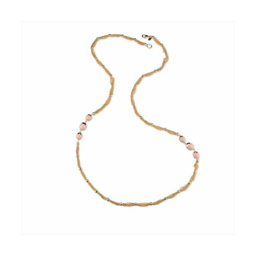 Collar Bronze 85cm Sovrani J8920 Daurat Pedres Rosa