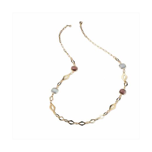 Collar Bronze 86cm Sovrani J8709 Daurat Cristall Gris Marró