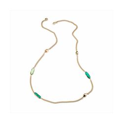 Collar Bronce 95cm Sovrani J8563 Arielle Piedra Verde