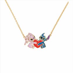 Collar Angel & Stitch Bronce Dorado BC0010C Disney