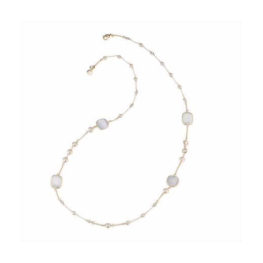 Collar Bronce Dorado Sovrani Mujer J11562 Perlas 94cm