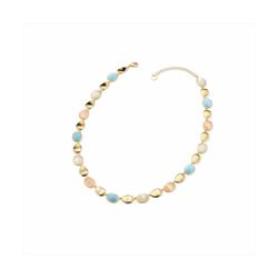 Collar Bronce Dorado Sovrani Mujer J11804 Piedras Multicolor 40+5cm