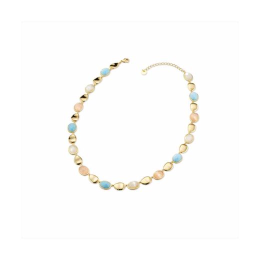 Collar Bronce Dorado Sovrani Mujer J11804 Piedras Multicolor 40+5cm
