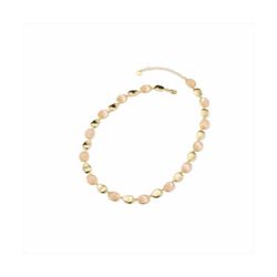 Collar Bronce Dorado Sovrani Mujer J11808 Piedras Rosa 40+5cm