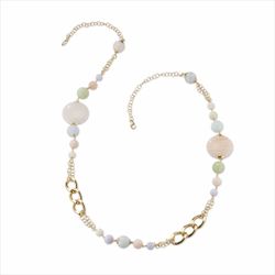 Collar Bronce Dorado Sovrani Mujer J11925 Piedras Multicolor 90cm