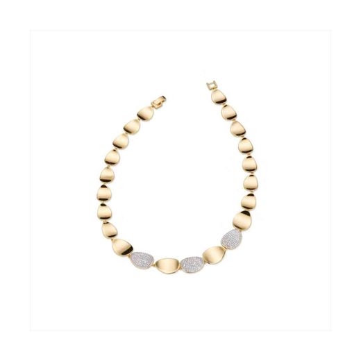 Collar Bronce Dorado Sovrani Mujer J12260 Circonitas 40cm