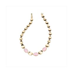 Collar Bronce Dorado Sovrani Mujer J12293 Piedras Rosa 40cm