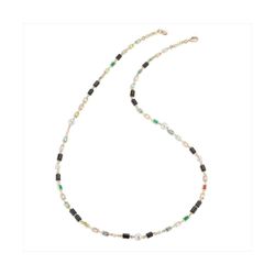 Collar Bronce Dorado Sovrani Mujer J12435 Piedras Multicolor 90cm