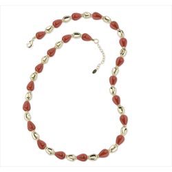 Collar Bronce Dorado Sovrani Mujer J12624 Piedras Marrón 80+6cm