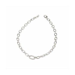 Collar Bronce Sovrani Mujer J11830 Eslabón Central Circonitas 45cm