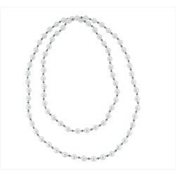 Collar Bronce Sovrani Mujer J12615 Perlas & Circonitas Verdes 110cm