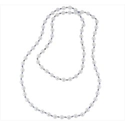 Collar Bronce Sovrani Mujer J12618 Perlas & Circonitas Azules 110cm