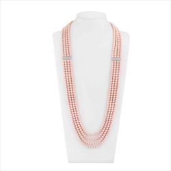 Collar Bronce Sovrani Mujer J12647 Perlas Rosa 90cm