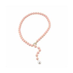 Collar Bronce Sovrani Mujer J8979 Perlas Rosa & Circonitas 45+10cm
