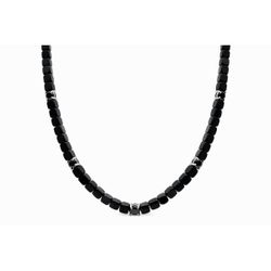 Collar Hematites - Acero Liska Hombre MS014CL-N Circonitas