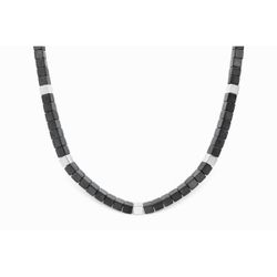 Collar Hematites Gris - Acero Liska Hombre MS017CL Lisa