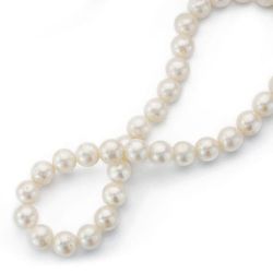 Collar Hilo Perla Cultivada Japonesa 8.8mm 40cm 2392