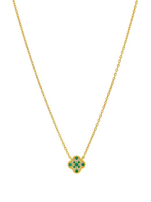 Collar Marea Plata D02807/BA Flor Circonites