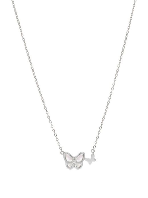 Collar Marea Plata D03507/BE Papallona Nácar