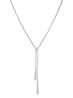 Collar Marea Plata D04107/AH Colgante Eslabones Péndulo Circonita