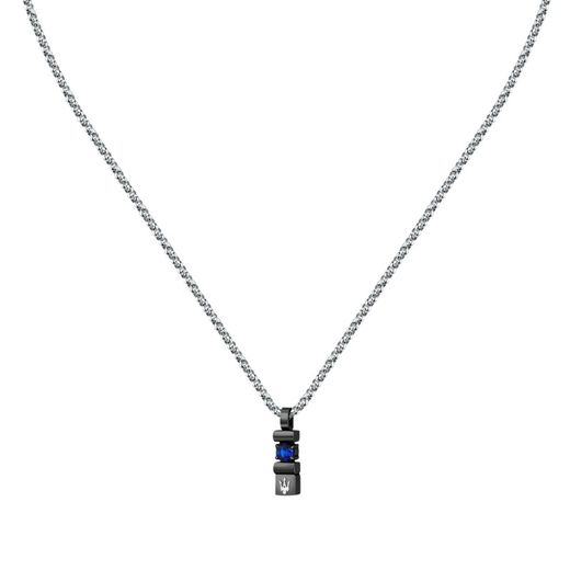 Colar Maserati Masculino 45+5mm JM334AXO05 Safira