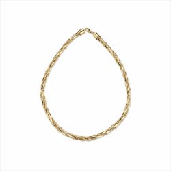 Collar Metal Dorado Sovrani Mujer J9731 Malla Lurex Tejida 45+5cm