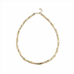 Collar Metal Dorado Sovrani Mujer J9732 Malla Lurex Tejida 45+5cm