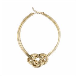 Collar Metal Dorado Sovrani Mujer J9734 Malla Lurex C. Nudo 45+5cm