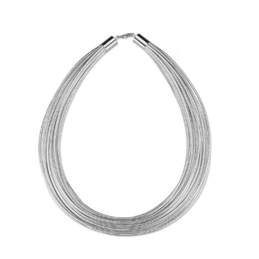 Collar Metal Sovrani Mujer J9760 Malla Lurex 45+5cm