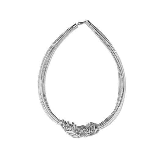 Collar Metal Sovrani Mujer J9761 Malla Lurex C. Nudo 45+5cm