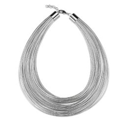 Collar Metal Sovrani Mujer J9763 Malla Lurex 45+5cm