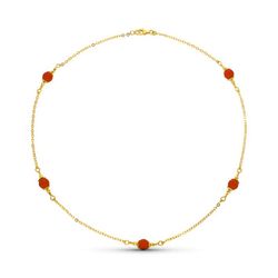 Collar Oro 18kts Coralina 7mm 47cmm 07000150