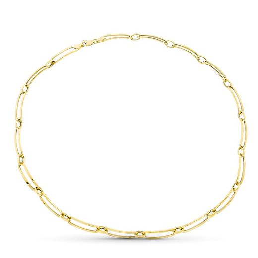 Collar Oro 18kts Eslabon Alargado 12000169
