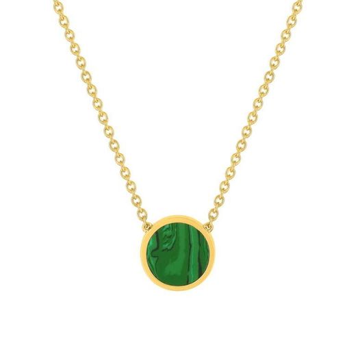Collier en or 18 carats Joelli (18)J30003.N0 Minéral Malachite