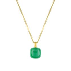 Collar Oro 18kts Joelli (18)J30006.H0 Candy Agata Verde