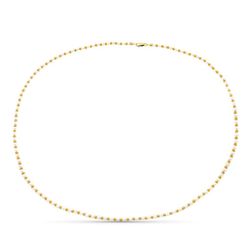 Collar Oro 18kts Perla Anillas 45cm 18005945