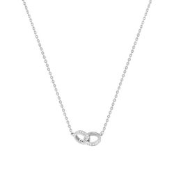 Collar Oro Blanco 18kts (18)3.5520.21 Je Te Tiens 0,14ct GH SI Diamantes