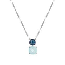 Collar Oro Blanco 18kts Joelli (18)S35.53201 Duetto London Blue