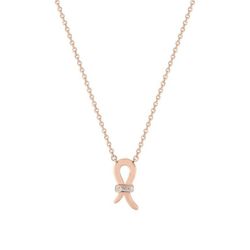 Collar Oro Rosa 18kts (18)3.5518.24 Loop 0.02ct GH SI Diamantes