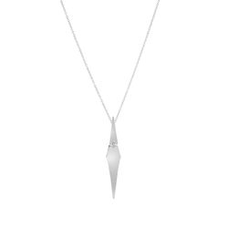 Collar Plata 36+4cm COL0678PL Rhombus