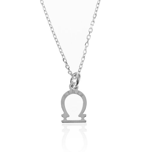 Colar Prata 37+4cm CO00423RH Libra Zodíaco