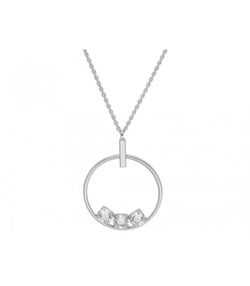 Silberanhänger 3cm Liska Woman LSW4294CL Kreisanhänger Zirkonia