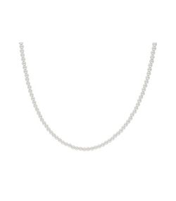 Collar Plata 3mm Liska LAF6420CL-3 Perlas