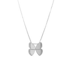 Collar Plata 40+5cm COL0636RH Mariposa