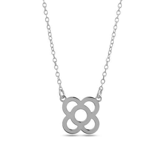 Collar Plata 40+5cm COL0662RH Panot De Barcelona