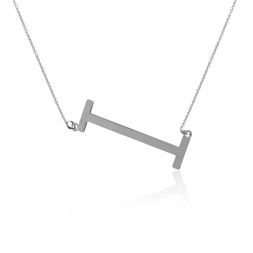 Collar Plata 46+5cm CO00451RHI Lletra I